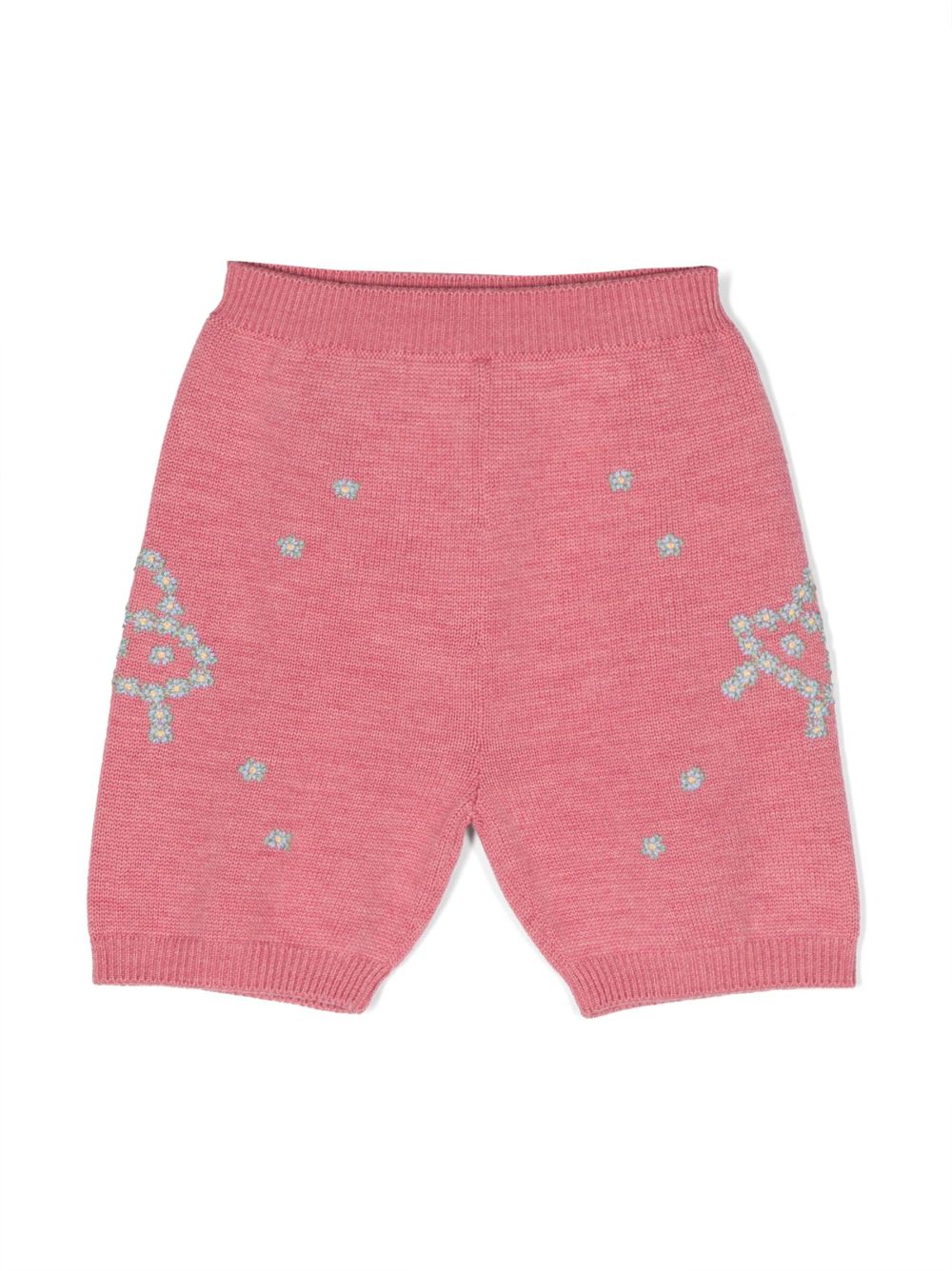 Gucci Kids Shorts mit Blumenstickerei - Rosa von Gucci Kids