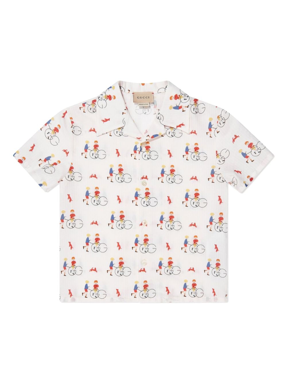 Gucci Kids T-Shirt mit Illustration-Print - Nude von Gucci Kids