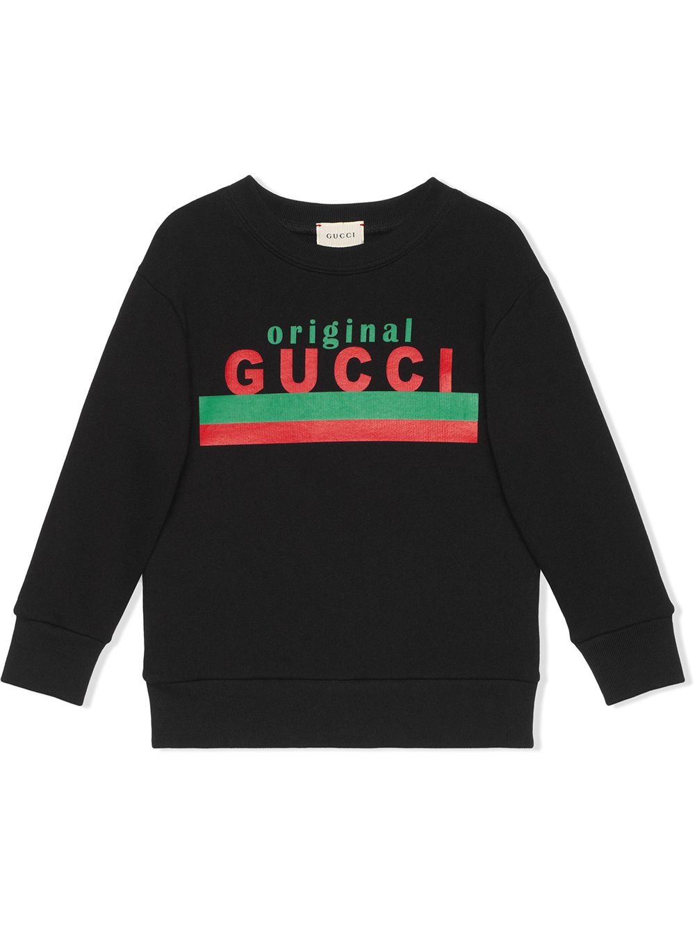 Gucci Kids Sweatshirt mit Logo-Print - Schwarz von Gucci Kids