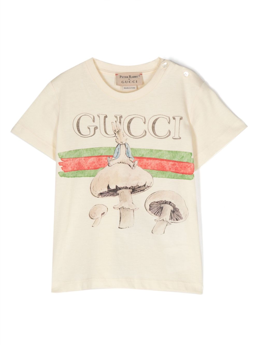 Gucci Kids x Peter Rabbit™ T-Shirt aus Baumwolle - Nude von Gucci Kids