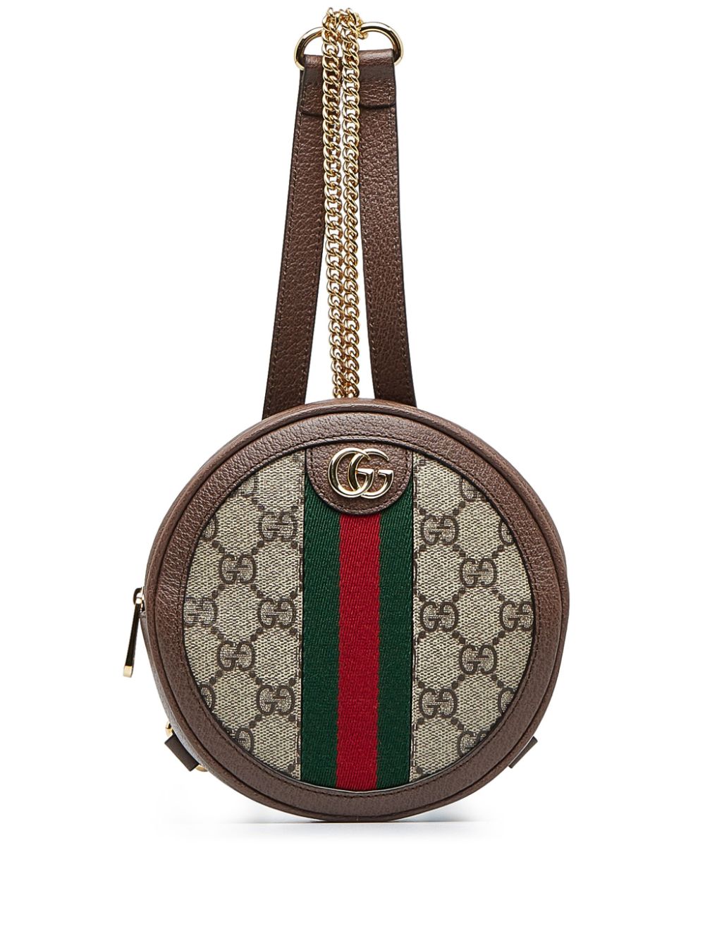 Gucci Pre-Owned 2000-2015 pre-owned mini Rucksack aus GG Supreme mit Ophidia - Braun von Gucci Pre-Owned