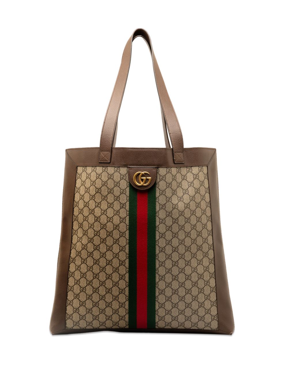 Gucci Pre-Owned 2016-2023 GG Supreme Ophidia tote bag - Braun von Gucci Pre-Owned