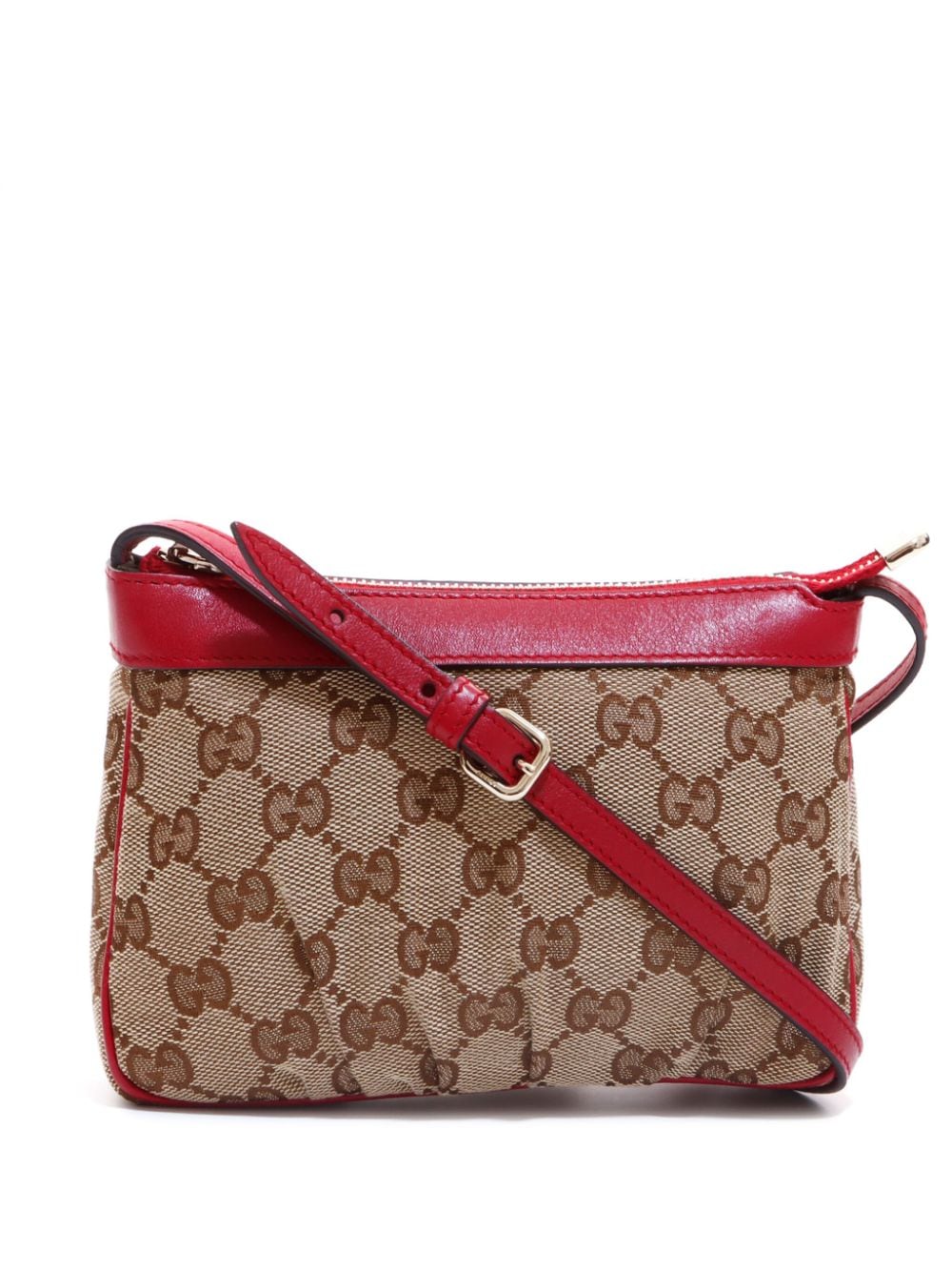 Gucci Pre-Owned Umhängetasche mit GG Damier-Jacquard - Nude von Gucci Pre-Owned