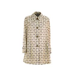 Beiger Gucci Trenchcoat Aus Polyamid Für Damen von Gucci