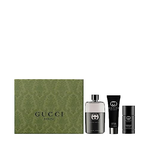 GUCCI Pour Homme Eau de Toilette Gucci Box enthält: Gucci Pour Homme Eau de Toilette 90 ml + Shower Gel 50 ml + Deo Stick 75 ml. Gucci Pour Homme Eau De Toilette Gucci Guilty Po. von Gucci