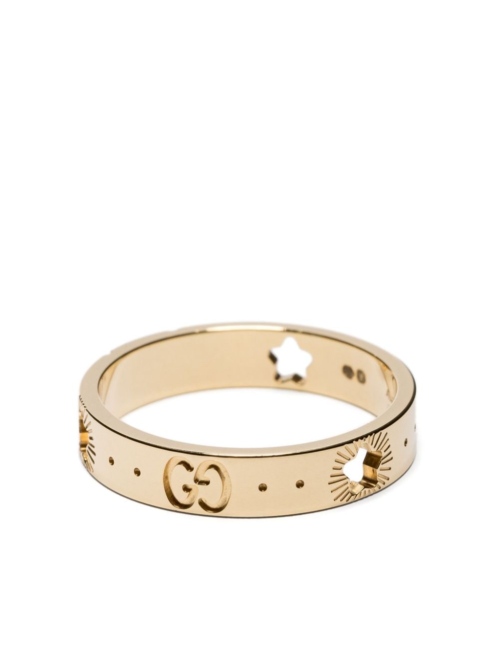 Gucci 18kt Iconic Star Gelbgoldring von Gucci