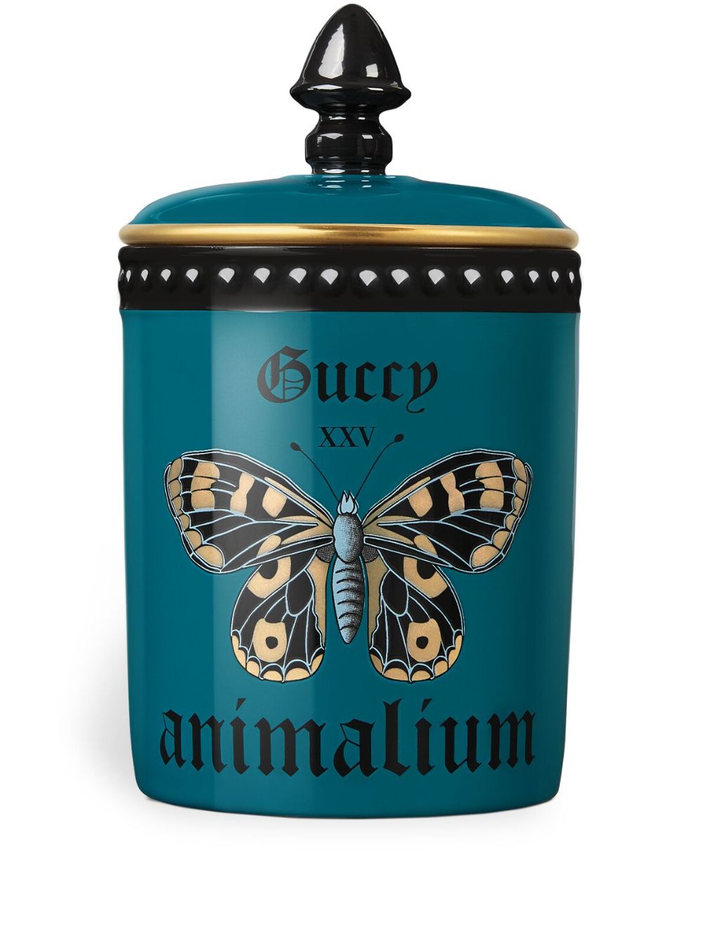 Gucci Kerze mit "Animalium"-Print - Blau von Gucci