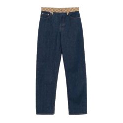 Gucci Blaue Boyfriend-jeans Für Damen von Gucci