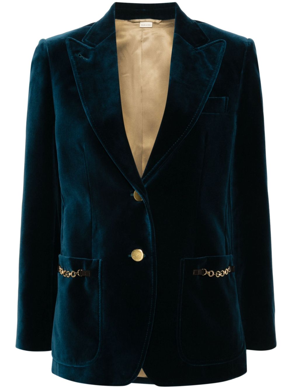 Gucci Blazer in Samtoptik - Blau von Gucci