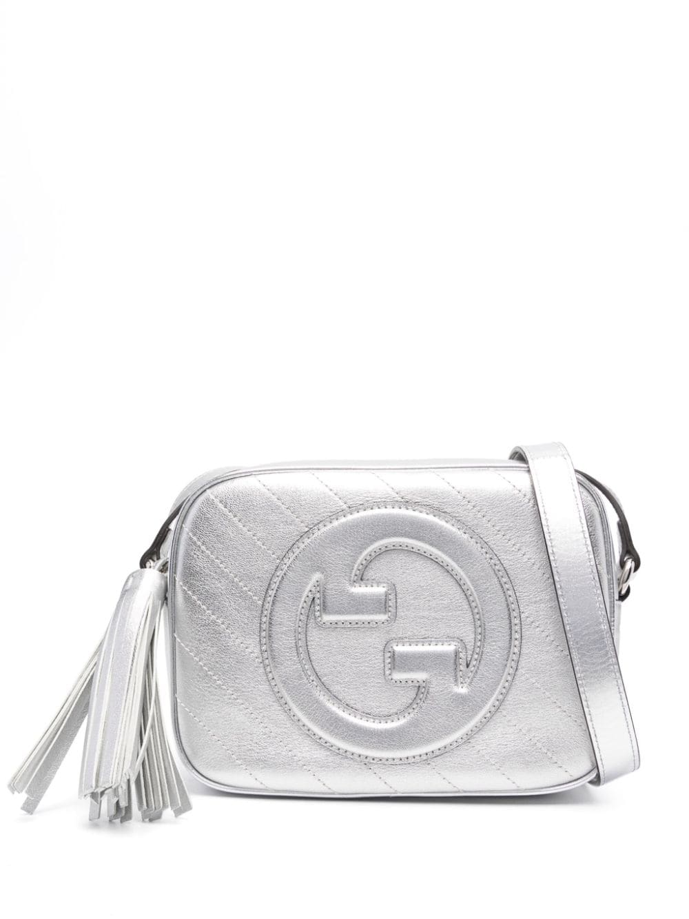 Gucci Kleine Blondie Schultertasche - Silber von Gucci