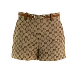 Gucci Braune Gg Shorts Für Damen von Gucci