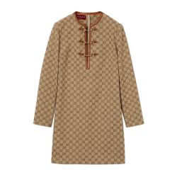 Gucci Braunes Gg Kleid Für Frauen von Gucci