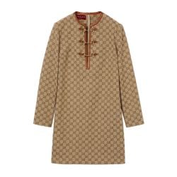 Gucci Braunes Gg Kleid Für Frauen von Gucci