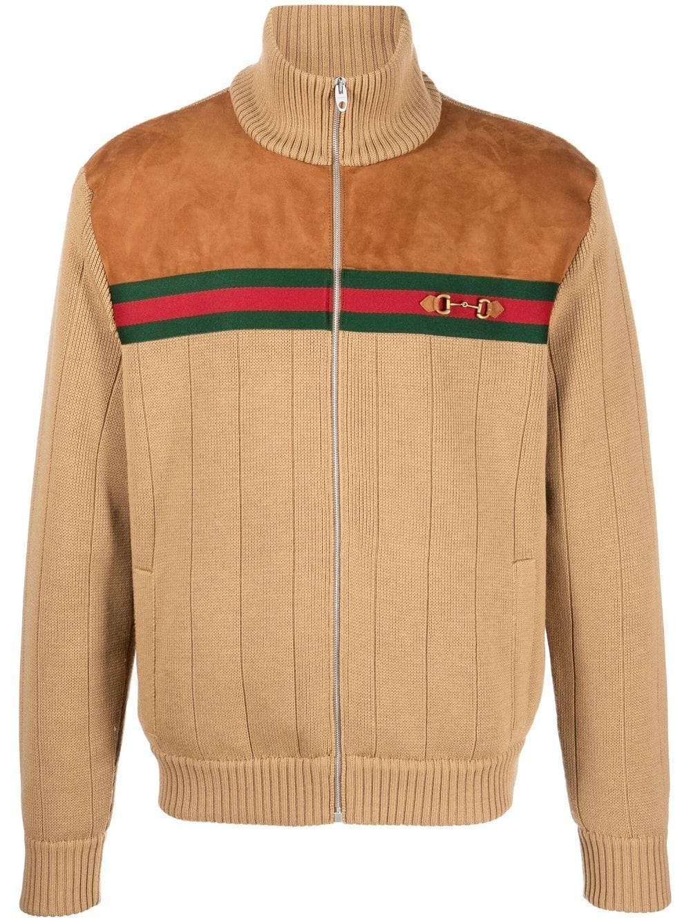 Gucci Cardigan mit Horsebit-Detail - Braun von Gucci