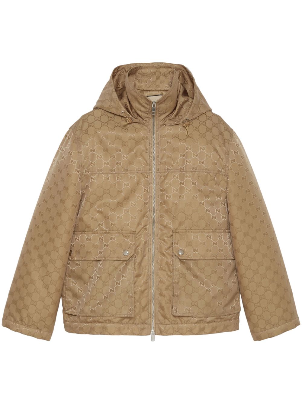 Gucci Daunenjacke mit GG - Braun von Gucci