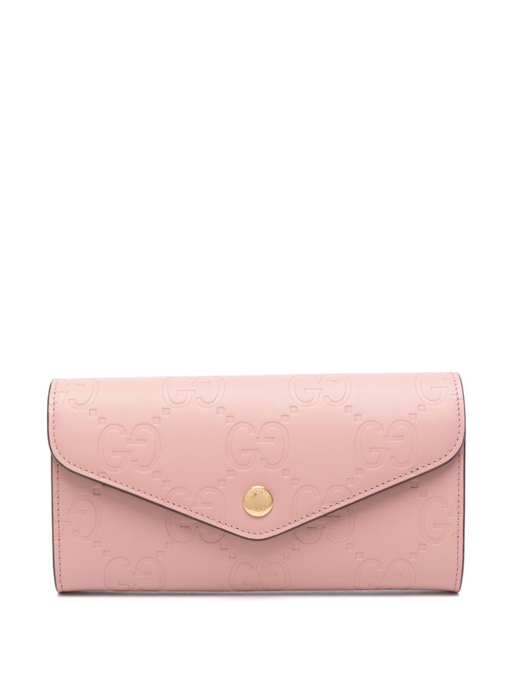 Gucci Portemonnaie mit GG-Logo - Rosa von Gucci