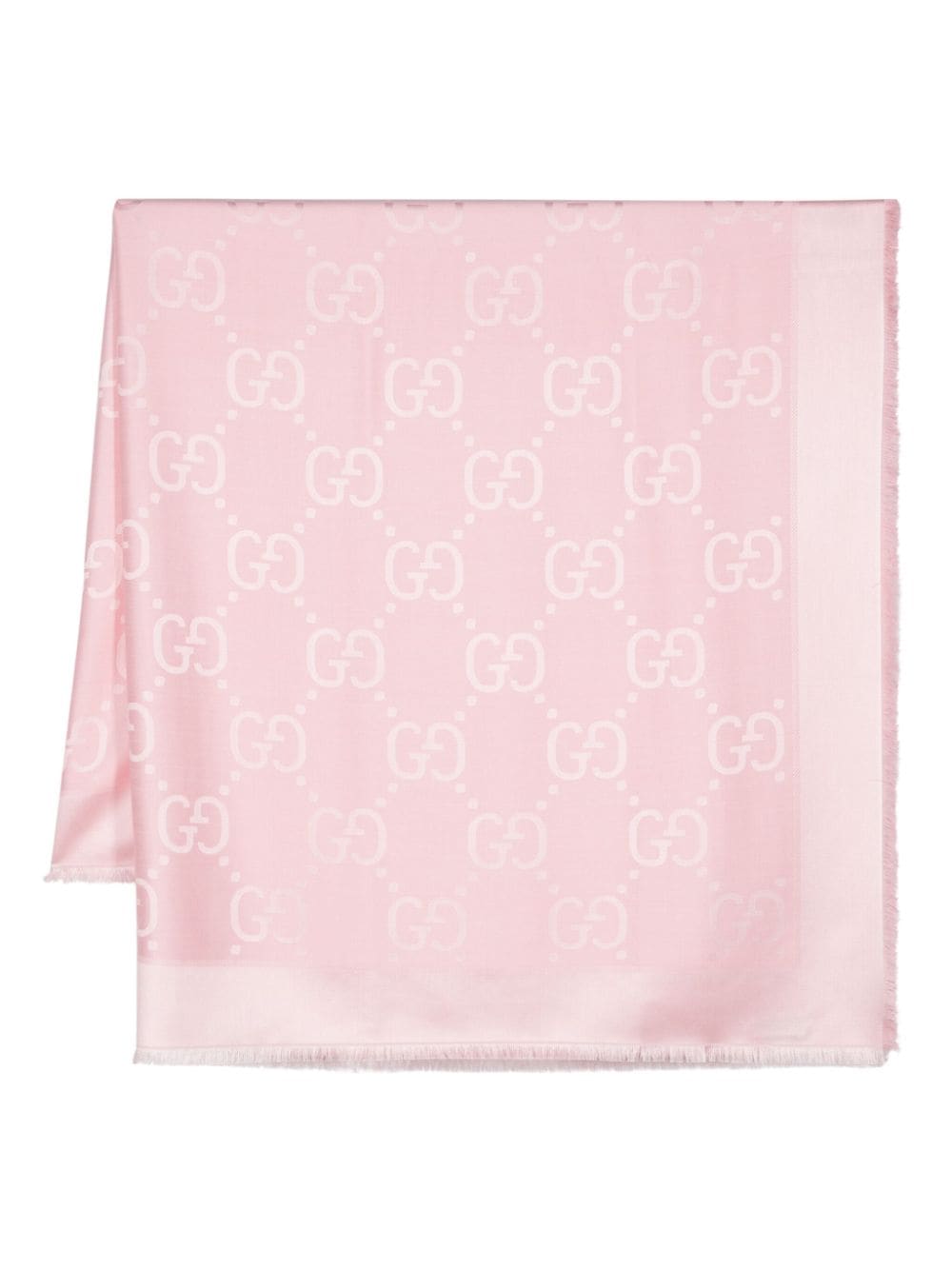 Gucci Schal aus GG-Jacquard - Rosa von Gucci