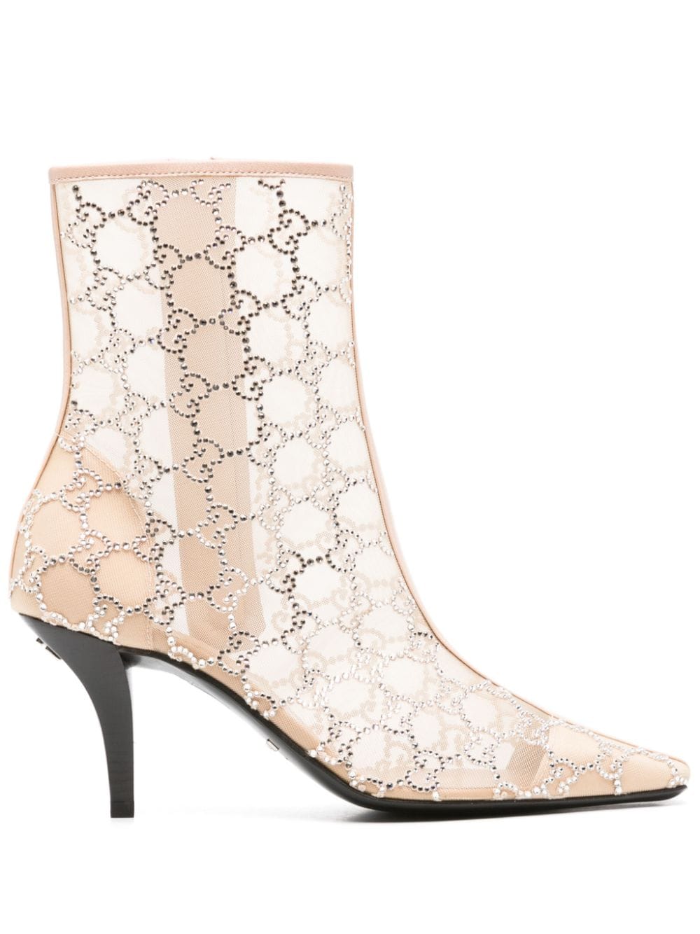 Gucci Stiefel mit GG - Nude von Gucci