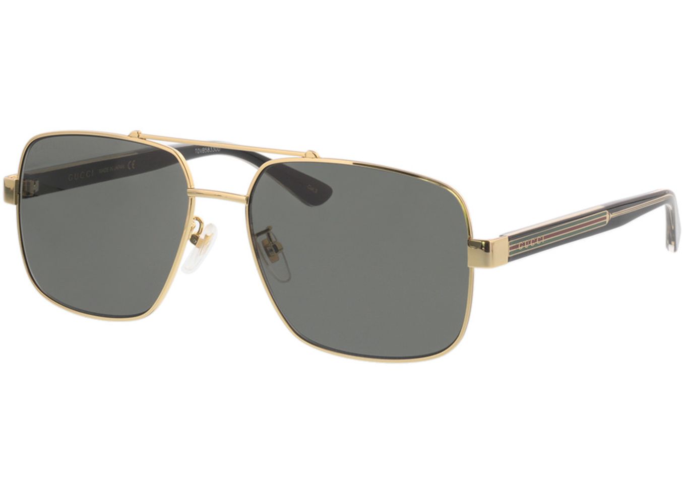 Gucci GG0529S-001 60-17 Sonnenbrille mit Sehstärke erhältlich, Herren, Vollrand, Pilot von Gucci