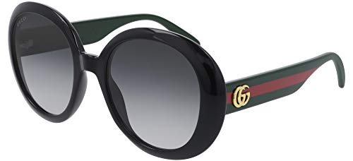 Gucci GG0712S Black/Grey Shaded 55/21/140 Damen Sonnenbrillen von Gucci