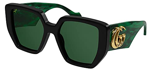 Gucci GG0956S Black/Green 54/19/145 Damen Sonnenbrillen von Gucci
