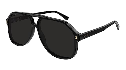 Gucci GG1042S Black/Grey 60/13/145 Herren Sonnenbrillen von Gucci