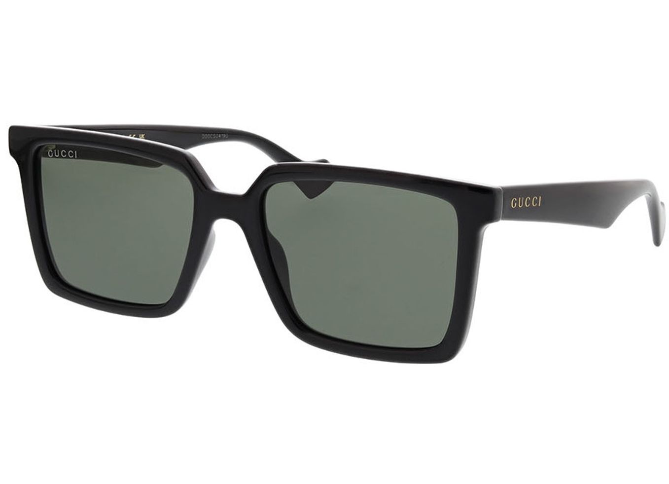 Gucci GG1540S-001 55-18 Sonnenbrille mit Sehstärke erhältlich, Herren, Vollrand, Rechteckig von Gucci