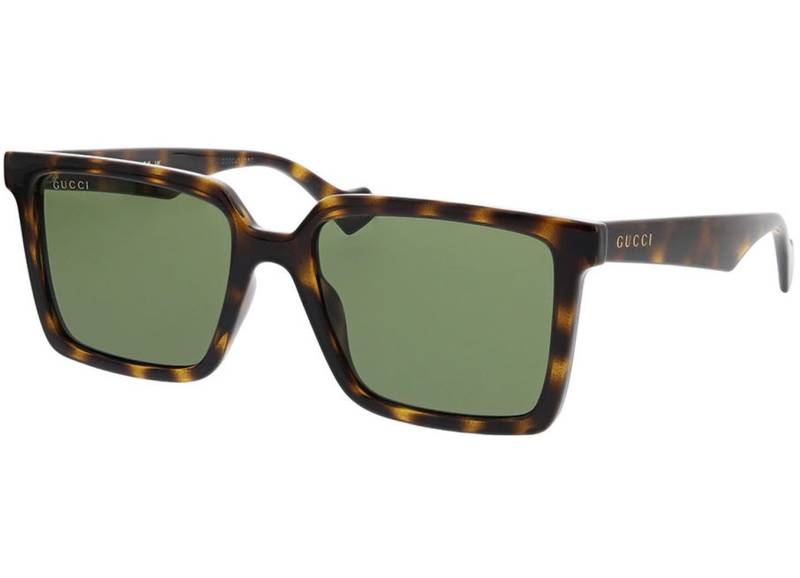 Gucci GG1540S-002 55-18 Sonnenbrille mit Sehstärke erhältlich, Herren, Vollrand, Rechteckig von Gucci