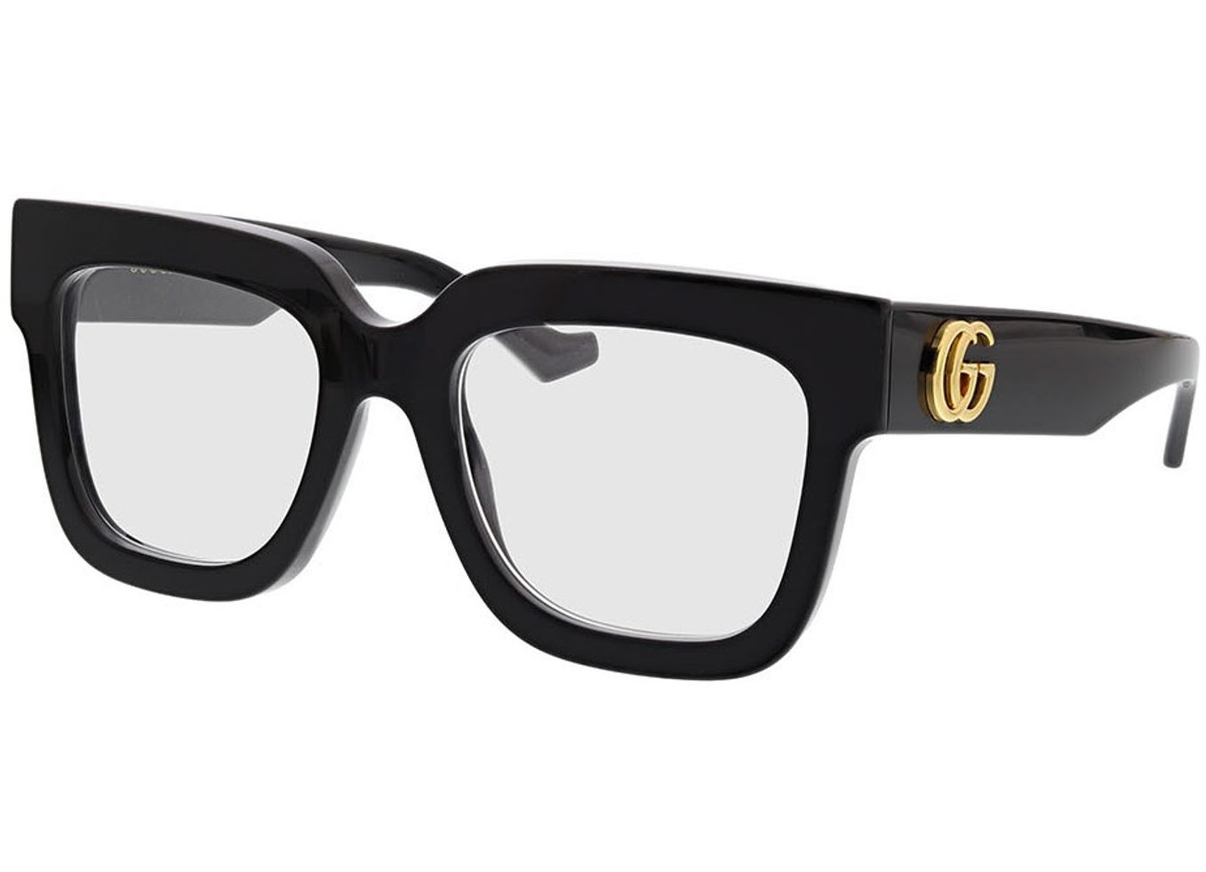 Gucci GG1549O-001 52-20 Brillengestell inkl. Gläser, Damen, Vollrand, Rechteckig von Gucci