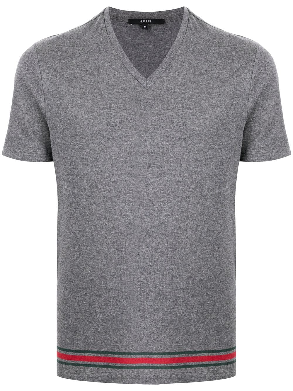 Gucci Gestreiftes T-Shirt - Grau von Gucci