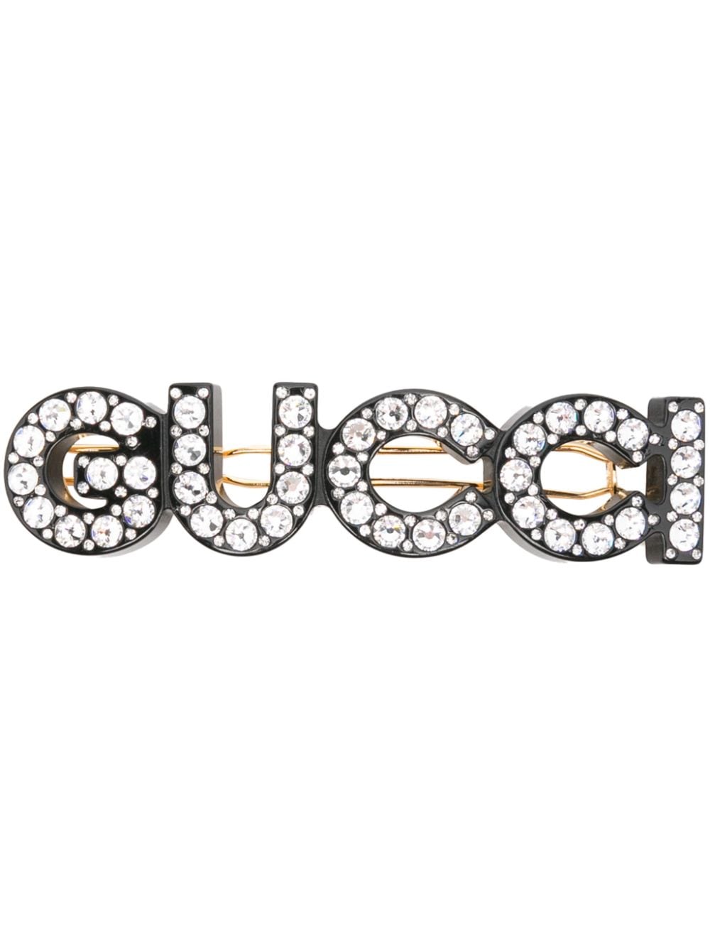 Gucci Gucci Haarspange mit Kristallen - Schwarz von Gucci