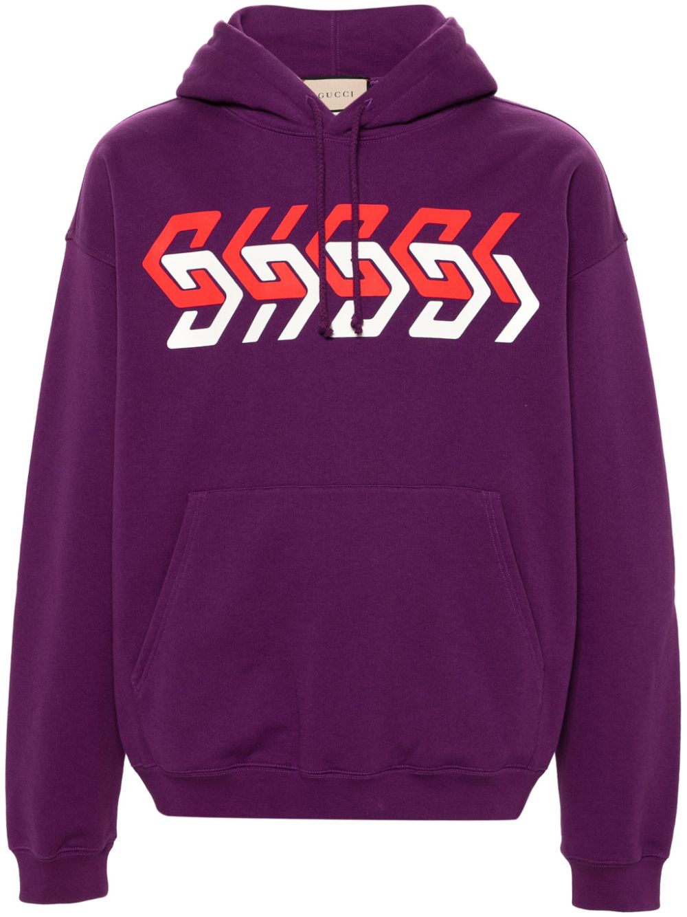 Gucci Hoodie mit Logo-Print - Violett von Gucci