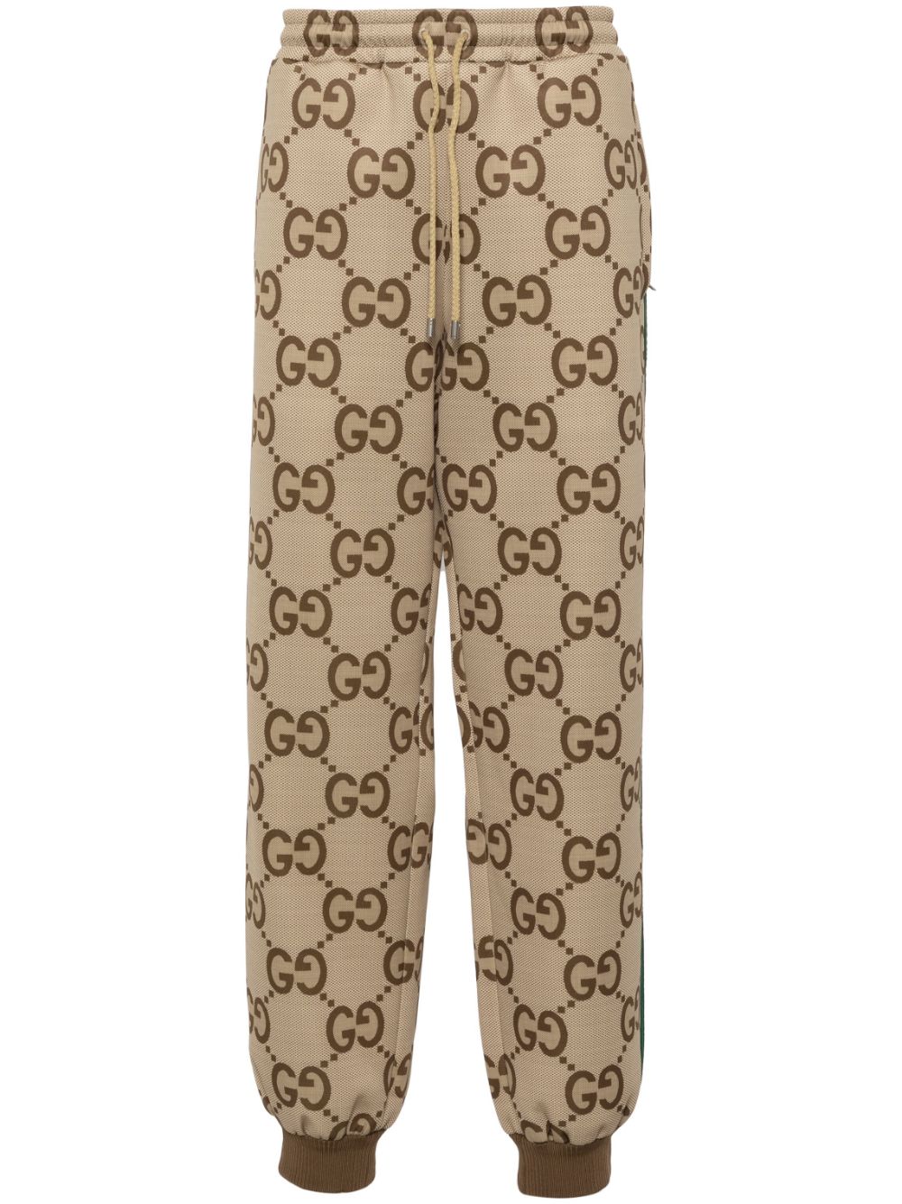 Gucci Jumbo Jogginghose mit GG-Print - Nude von Gucci