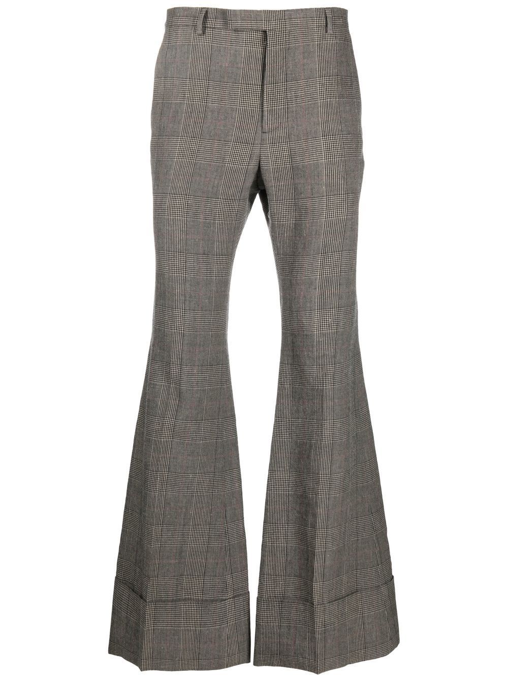 Gucci Hose mit Hahnentrittmuster - Grau von Gucci