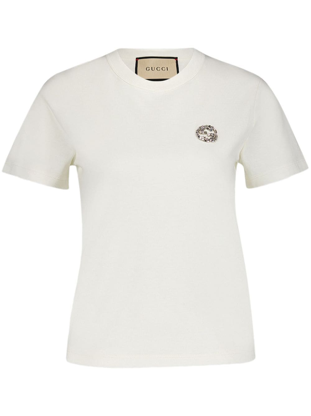 Gucci T-Shirt mit GG-Logo - Weiß von Gucci