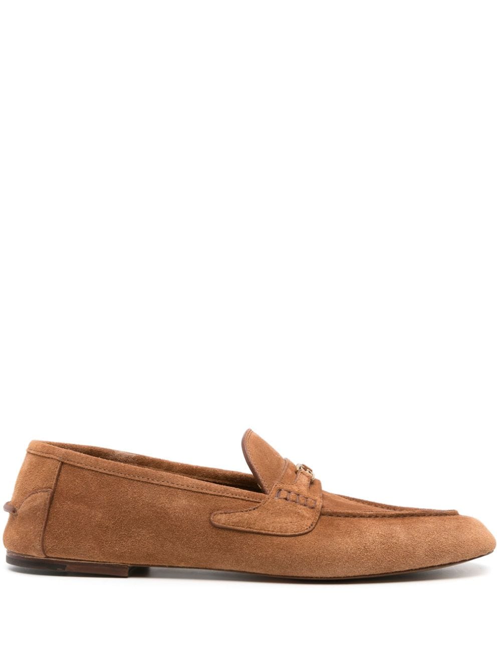 Gucci Loafer aus Wildleder mit GG - Braun von Gucci