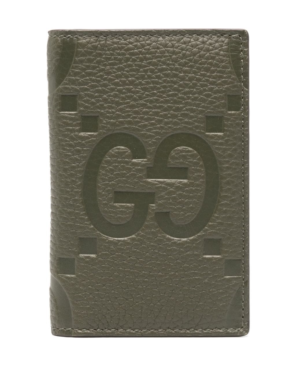 Gucci Portemonnaie mit Jumbo GG - Grün von Gucci
