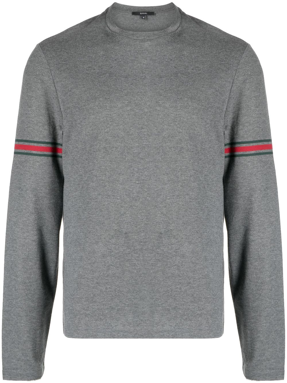 Gucci Langarmshirt mit Streifendetail - Grau von Gucci