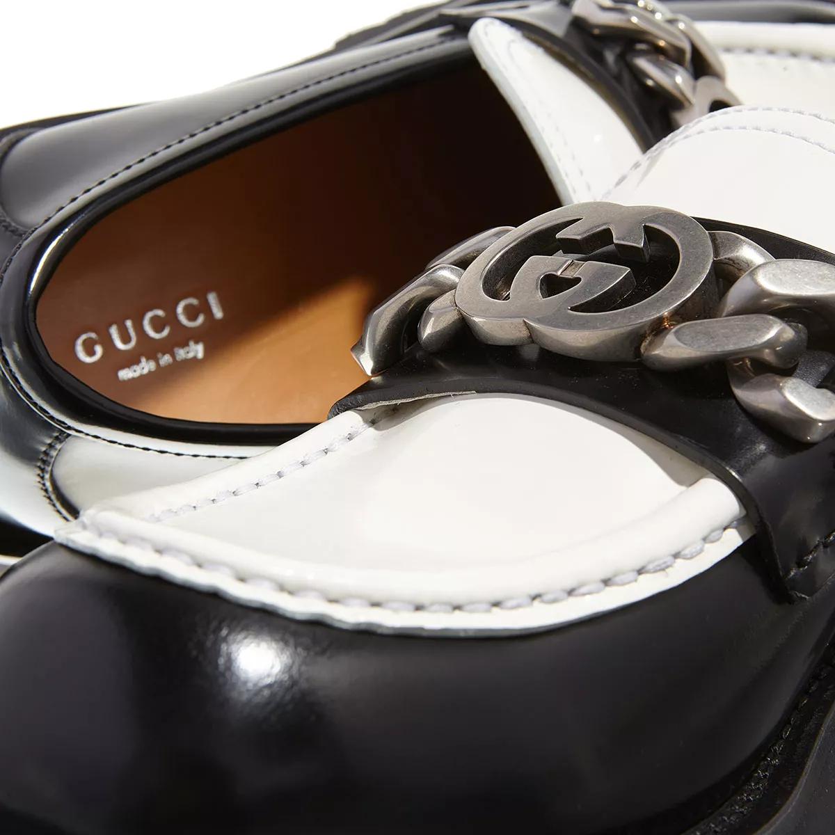 Gucci Loafers & Ballerinas - Interlocking G Chain Loafer - Gr. 36 (EU) - in Schwarz - für Damen von Gucci