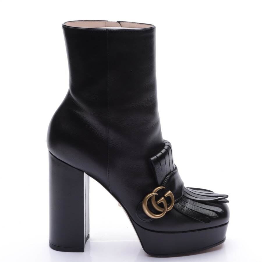 Gucci Marmont Biker Boots EUR 38,5 Schwarz von Gucci