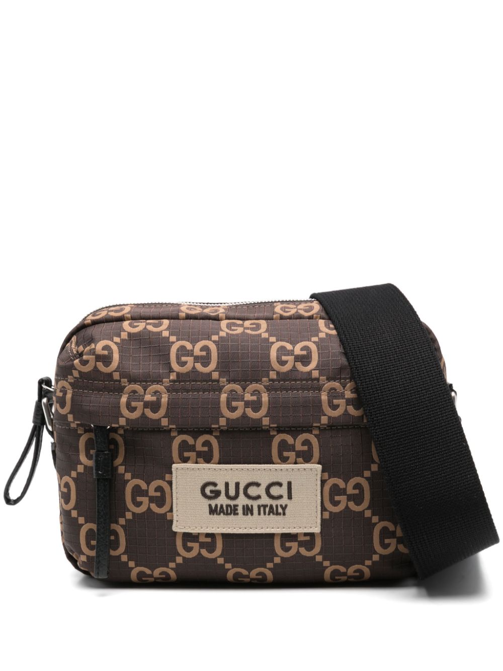 Gucci Mittelgroße GG Kuriertasche - Braun von Gucci