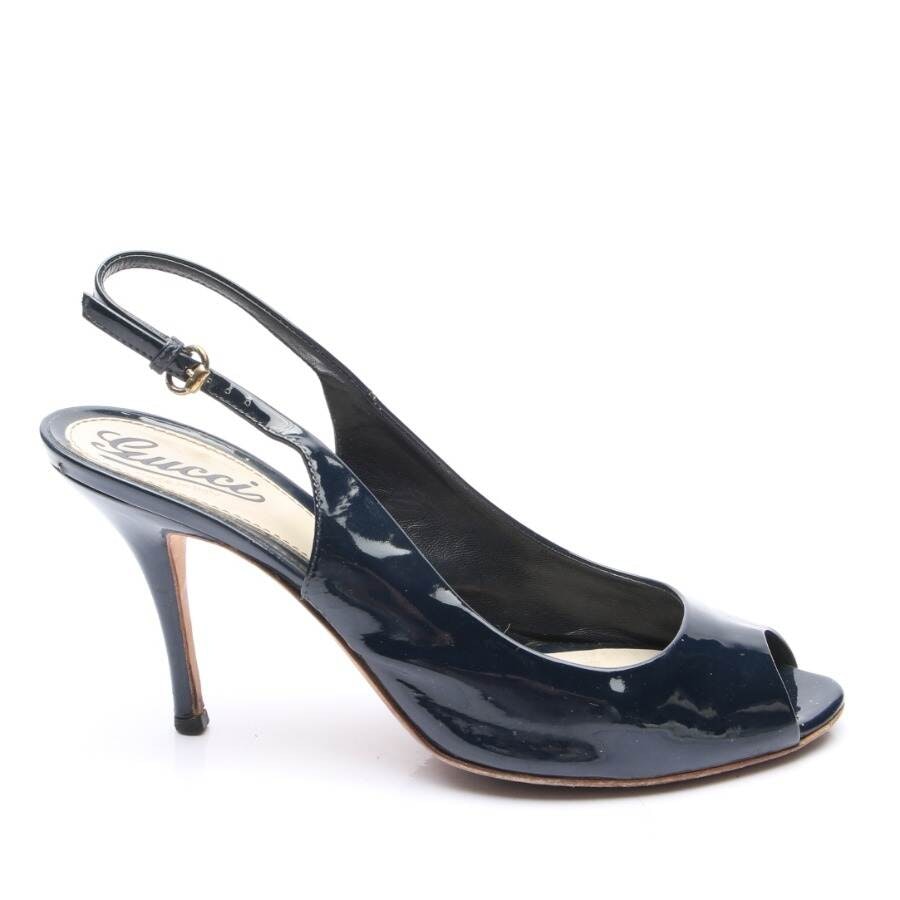 Gucci Peeptoes EUR 37 Navy von Gucci