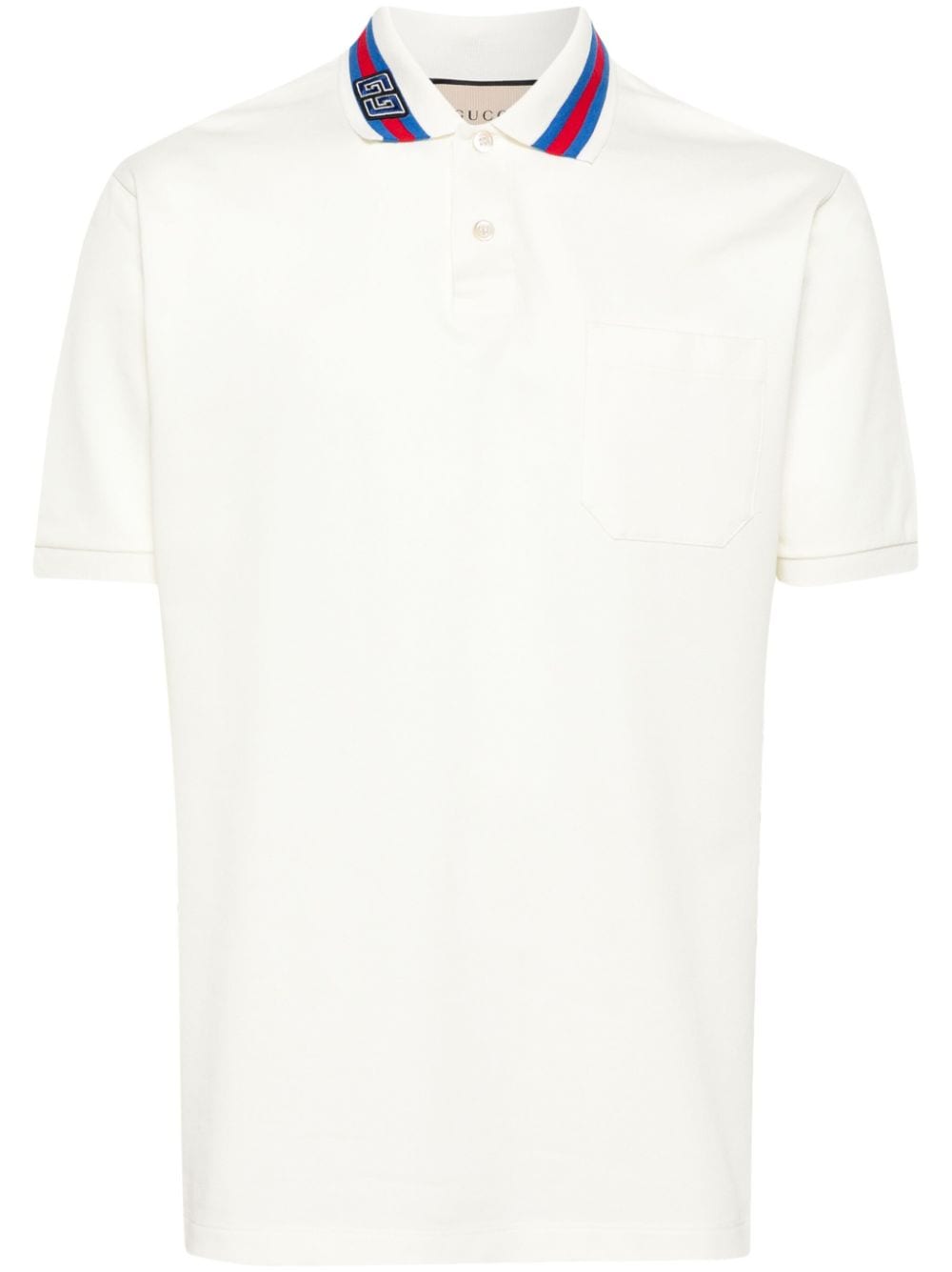 Gucci Poloshirt mit GG - Weiß von Gucci