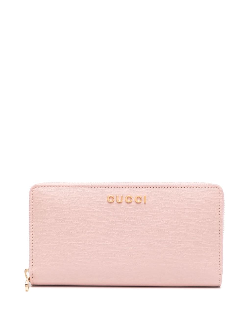 Gucci Portemonnaie mit Logo-Schild - Rosa von Gucci