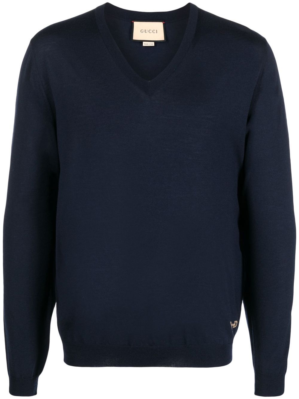 Gucci Pullover mit V-Ausschnitt - Blau von Gucci