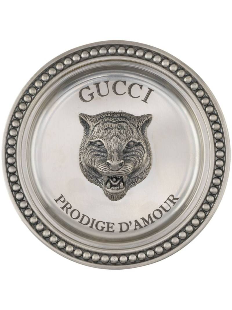 Gucci Räuchergefäß mit Tigerkopf - Silber von Gucci