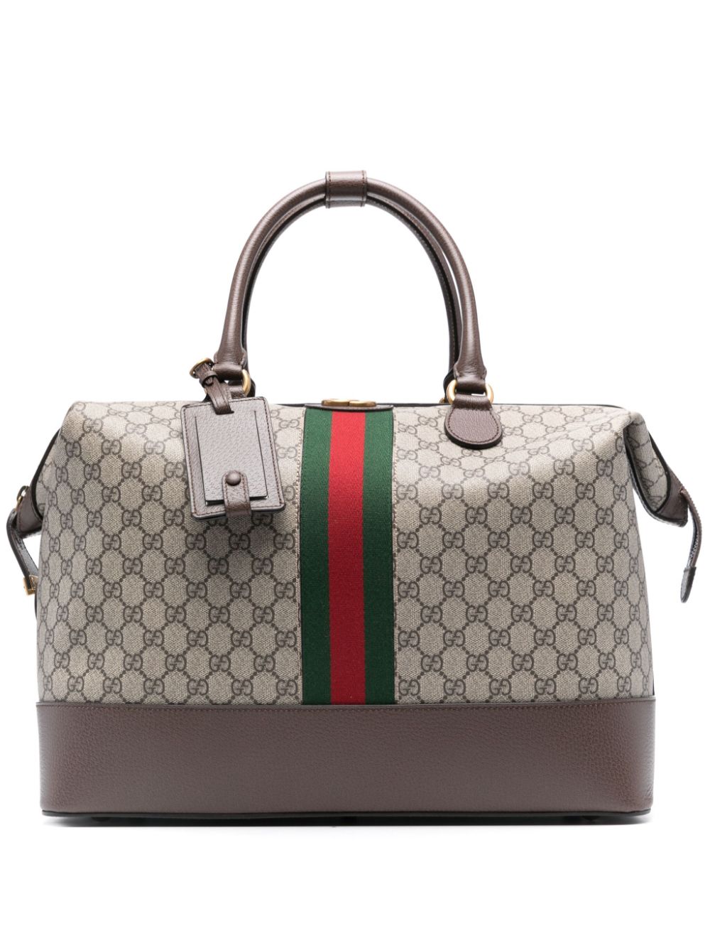 Gucci Savoy Reisetasche aus GG Supreme Canvas - Nude von Gucci