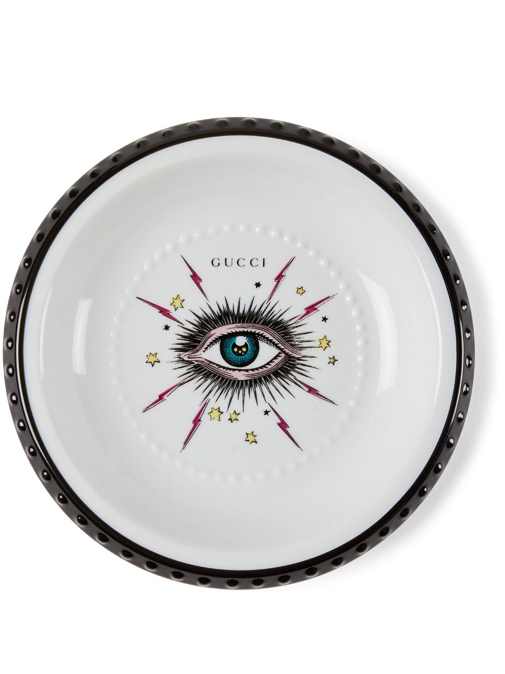 Gucci Schmuckablage mit Stern-Augen-Print - Weiß von Gucci