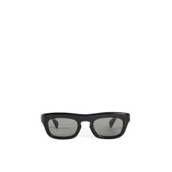 Gucci Schwarze Rechteckige Sonnenbrille von Gucci