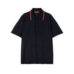 Gucci Schwarzes Woll-polohemd von Gucci